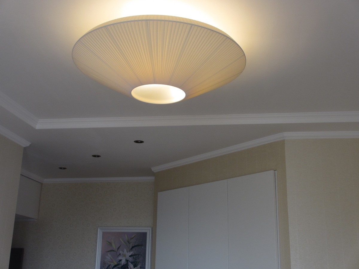 Bover Siam 80 nickel/cream 0132005+P687C светильник потолочный 96620 - Вид №1