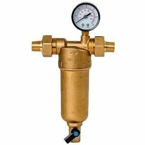 Гейзер Бастион 122 1/2" с манометром для горячей воды