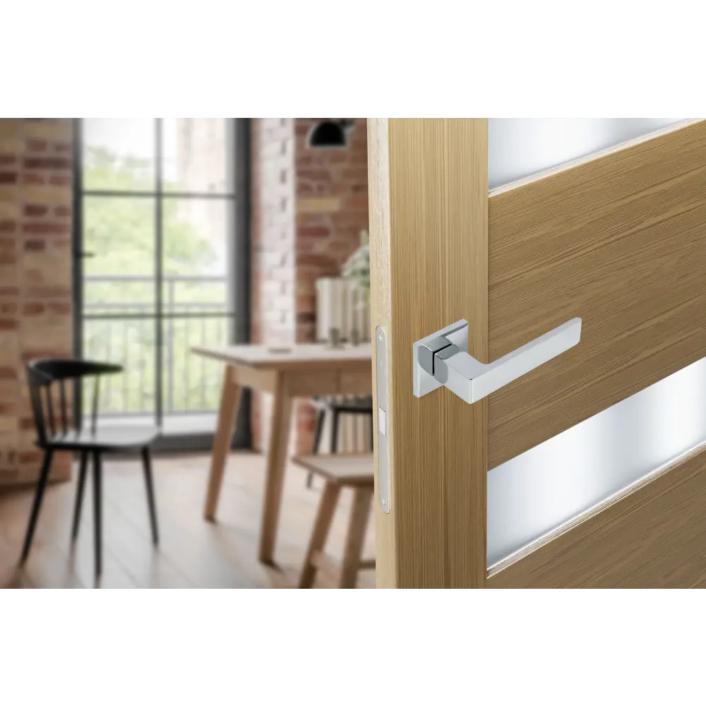 Дверные ручки EDSON EDS-168B-Q2 в стильном хроме 85168441 STLM-0059326 - Вид №7