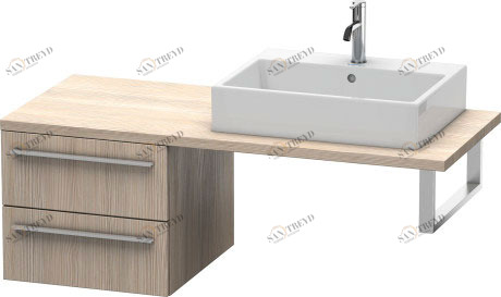 XL543703131 Шкафчик для консоли X-Large #XL5437 500 x 548 мм Сосна серебристая, декор Duravit