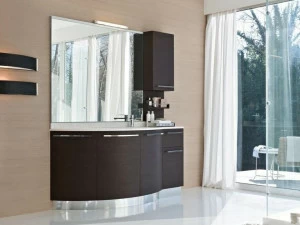 Ideagroup Тумба под умывальник венге с дверцами My fly evo