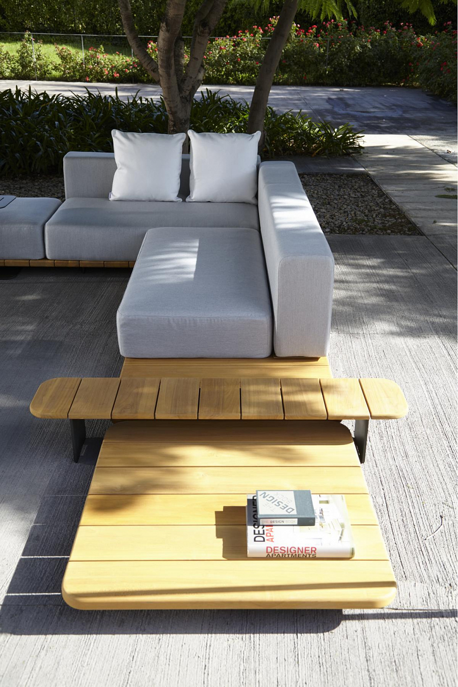 107026 Столик из массива тика 138,2 х 28 см Point Pal POINT1920 - Вид №3