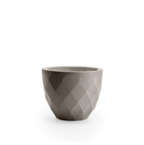 073105 Кашпо Nano матовое Taupe 28см Vondom Vases