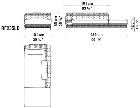 B&B Italia Outdoor Диван Ray outdoor sun-id-1493246 - Вид №8