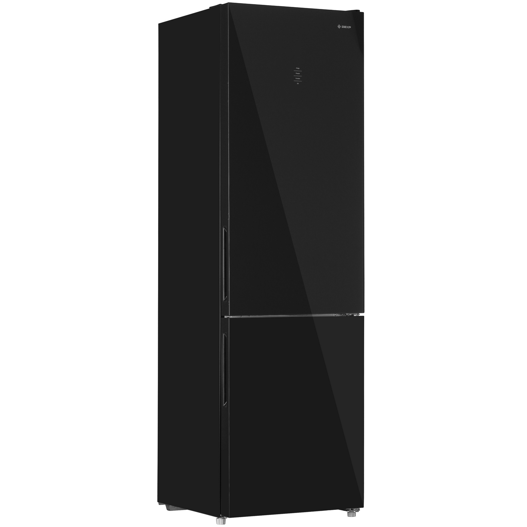 5032030 Холодильник с морозильником   DEXP RF-CN350DMG/SI черный STDN-0119652