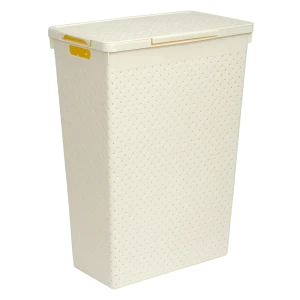 Корзина для белья Виолет Береста цвет слоновая кость