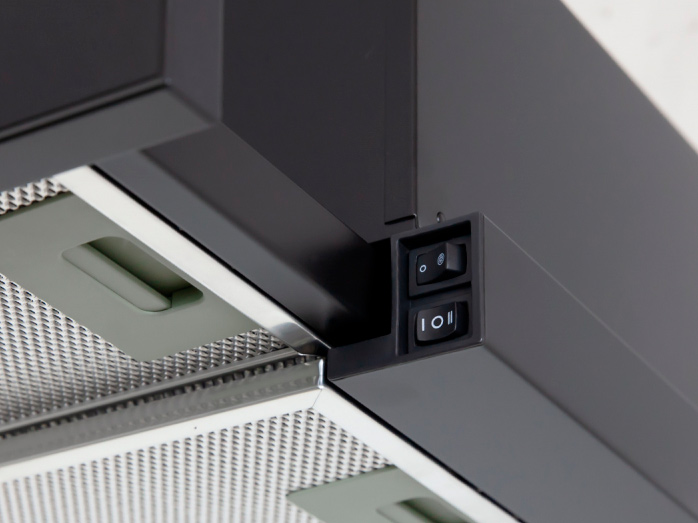 9921718 Вытяжка телескопическая MBS ARALIA 150 GLASS черный/черный STDN-0026227 - Вид №3