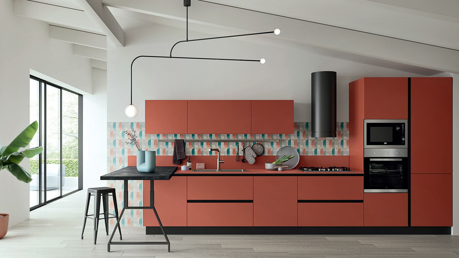 Easy 007  Кухонный гарнитур Ar-Due Colore matt 