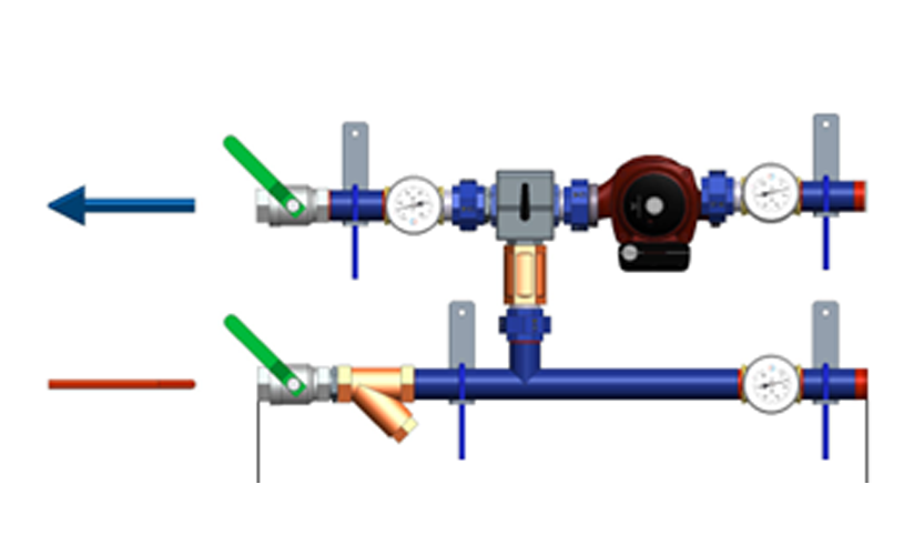 Danfoss Узлы АУУ-Т с термомонометрами АУУ-Т/M-25-4-4,0 150U3630 