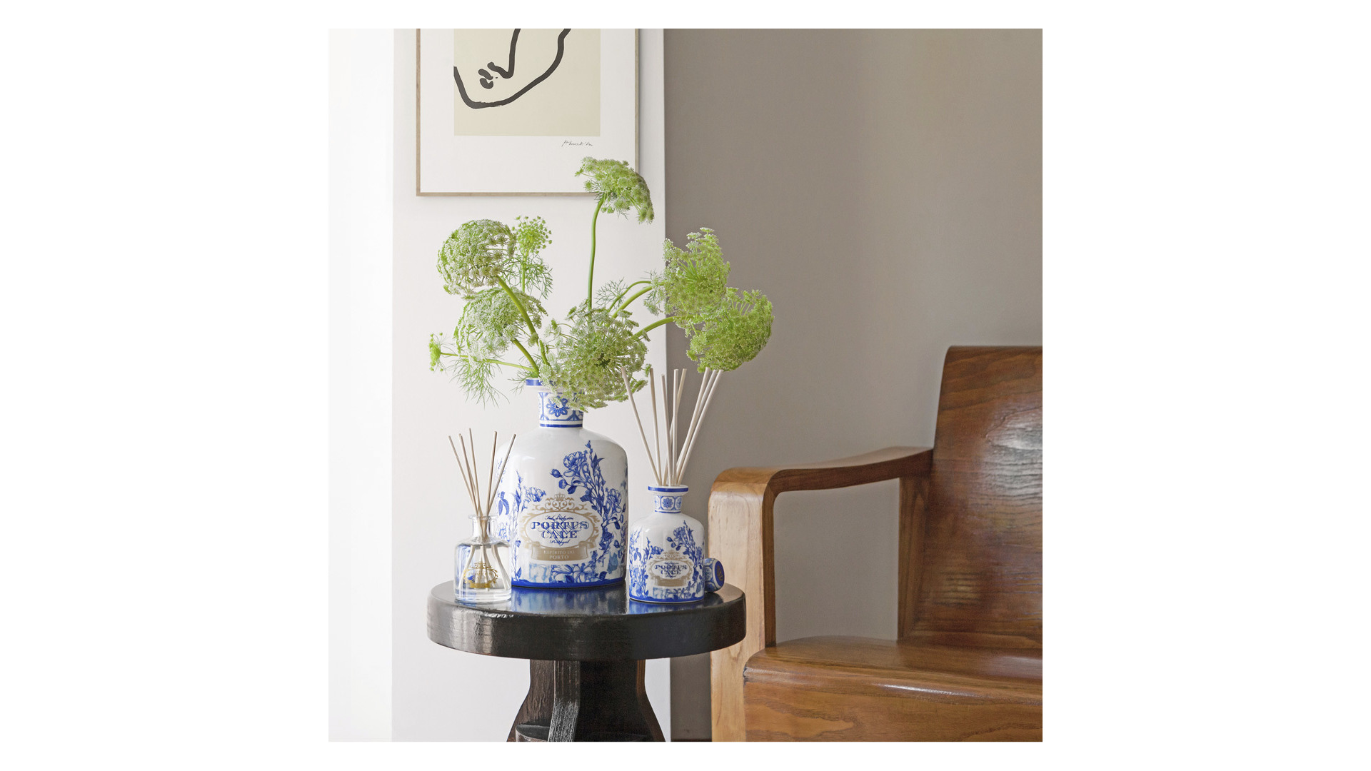 10673707 CASTELBEL Диффузор ароматический CASTELBEL Порт Кале Золотисто-синий 250мл, стекло Стекло  - Вид №1