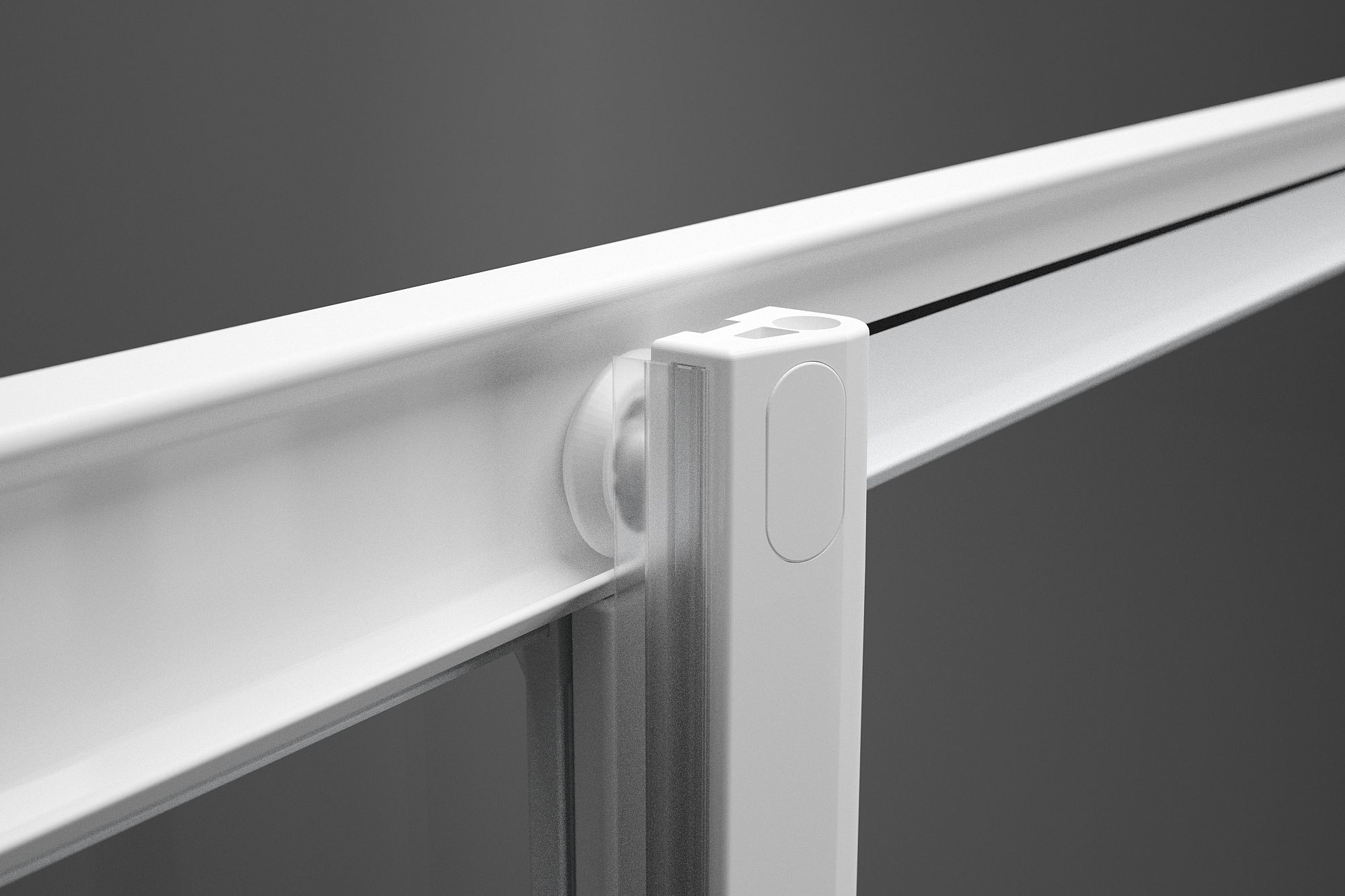 Угловая душевая кабина с распашной дверью Novellini Lunes ARCH-00124797 - Вид №3