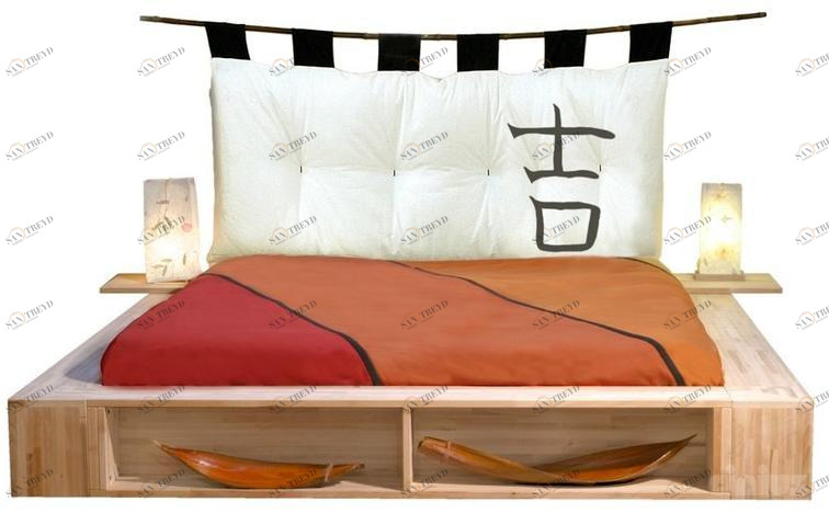 Cinius Двуспальная контейнерная кровать из дерева татами sun-id-1392944