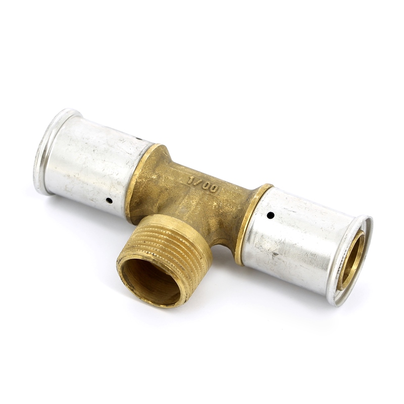 Тройник НР пресс HENCO 32x1"x32 14P320632 - Вид №1