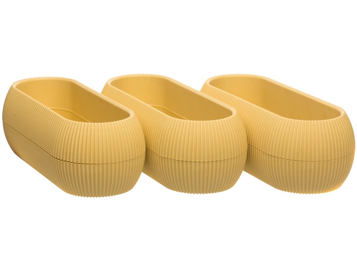 Горшок для цветов Lugo 1.3L Yellow NAVAKO 16095 - Вид №3