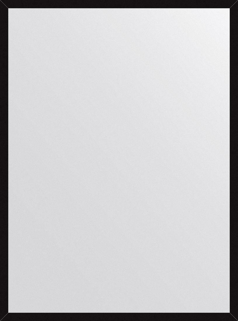 BY 7463 Зеркало в багетной раме - черный 20 mm EVOFORM Definite