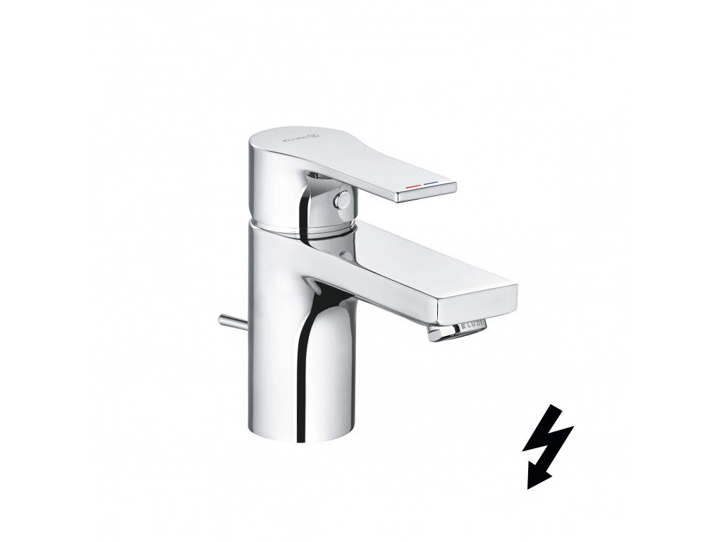 482770565 однорычажный смеситель на умывальник 75 DN 15 KLUDI ZENTA SL хром 