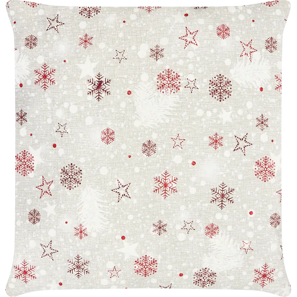 Подушка "Снежинки" 40x40 см цвет серый Altali STLM-2201566