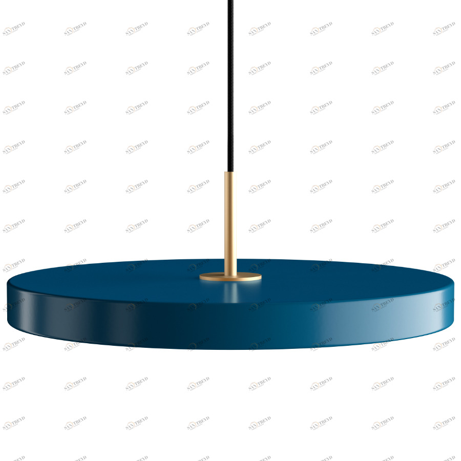 Светильник потолочный 43 см синий Asteria Anthracite 2154 UMAGE ДИЗАЙНЕРСКИЕ 00-3880791 Синий 