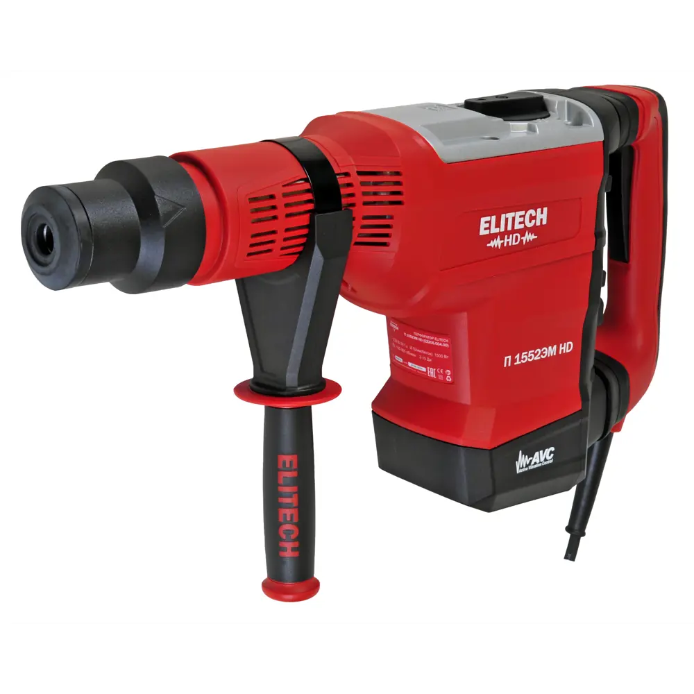 Перфоратор сетевой SDS-max Elitech HD 1552ЭМ E2205.004.00, 1500 Вт, 15 Дж STLM-2086639