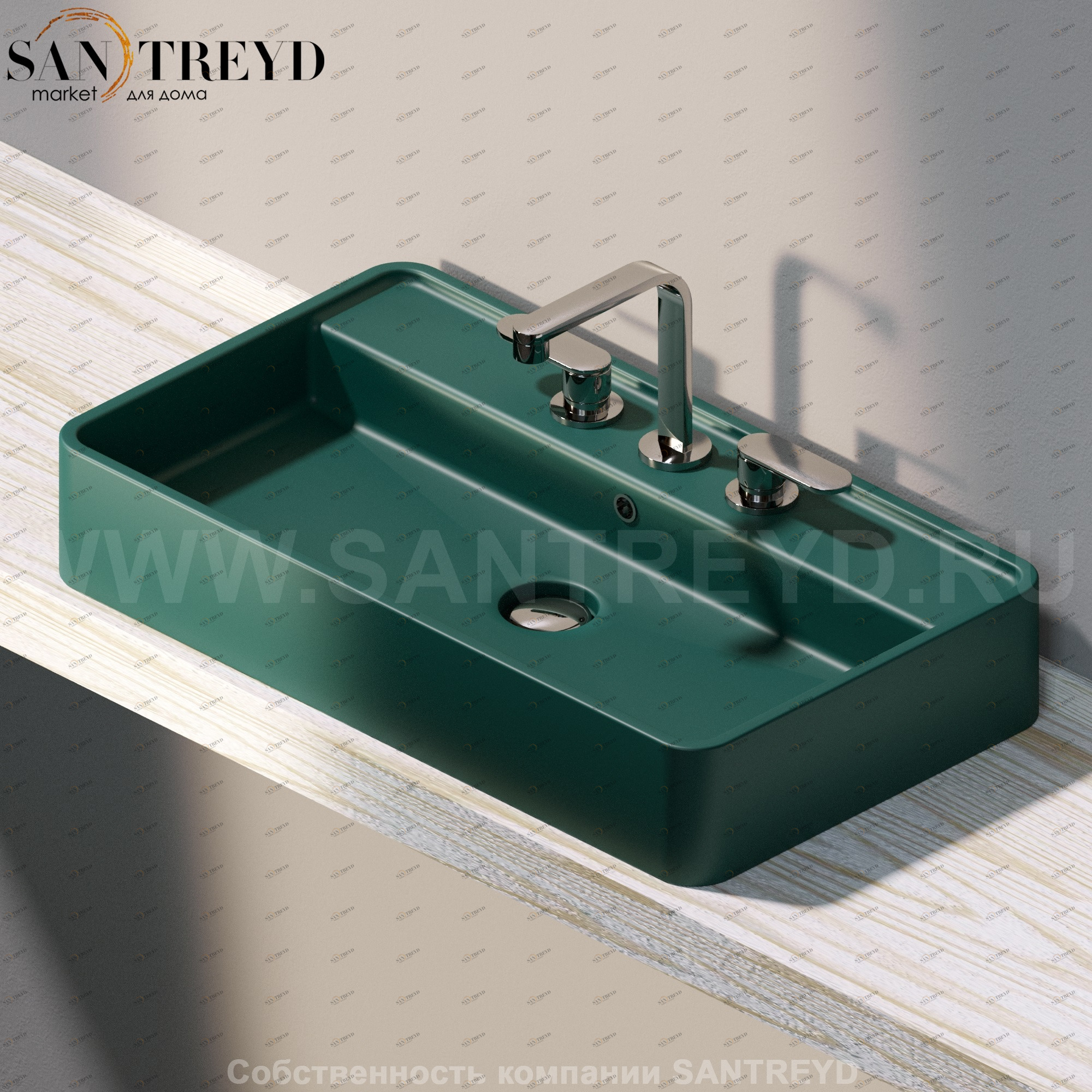 MW75PR5020 Накладная раковина на столешницу  прямоугольная Ceramica Flaminia Miniwash