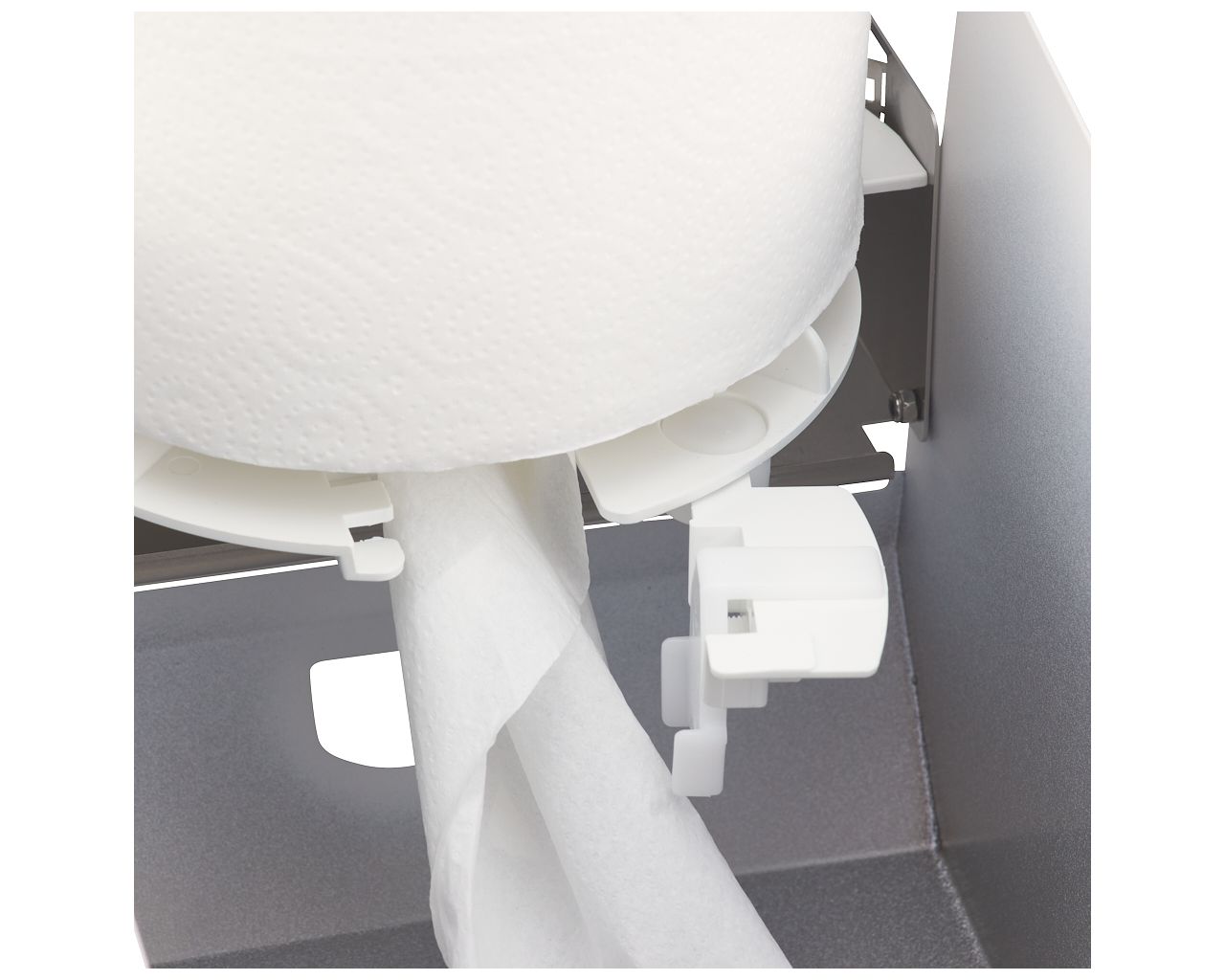 CSB102 Контейнер для бумажных полотенец в рулонах STELLA WHITE LINE MAXI, белый Merida  - Вид №5