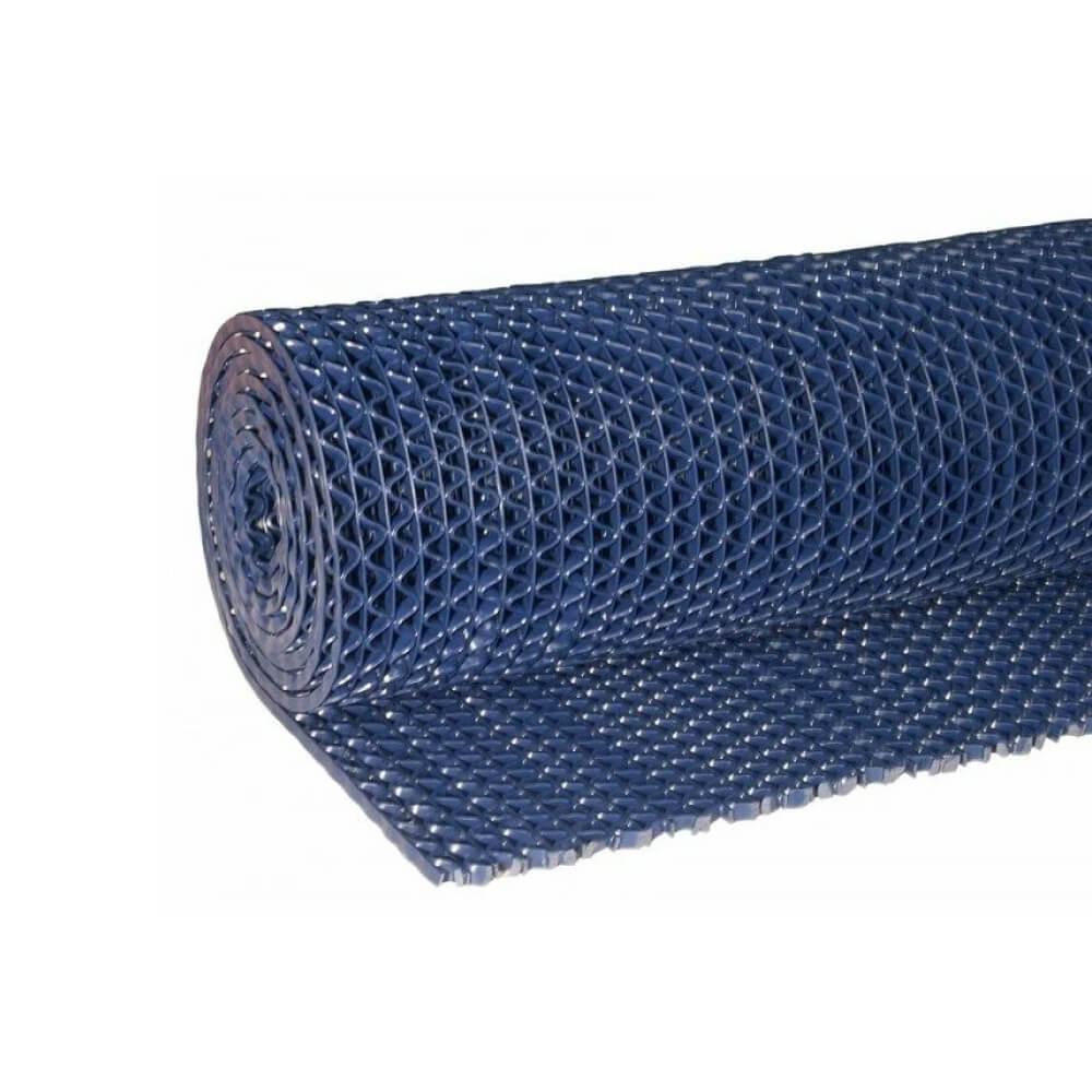 Антискользящее покрытие Зиг-Заг 1,15х10 м без подложки 4,5 мм Голубой STELLA STSR-1304