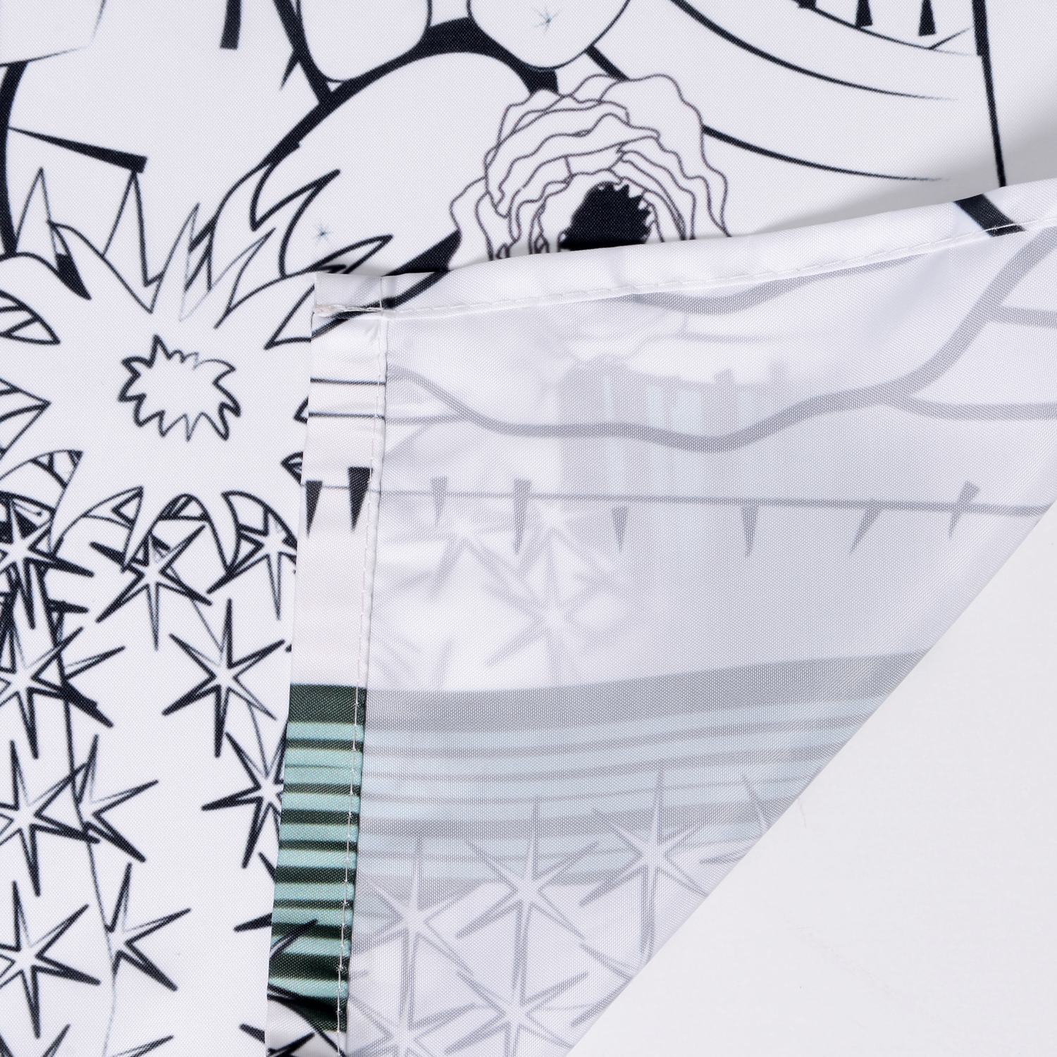 SC-46101 Dinkel Шторка для ванной WasserKRAFT  - Вид №3