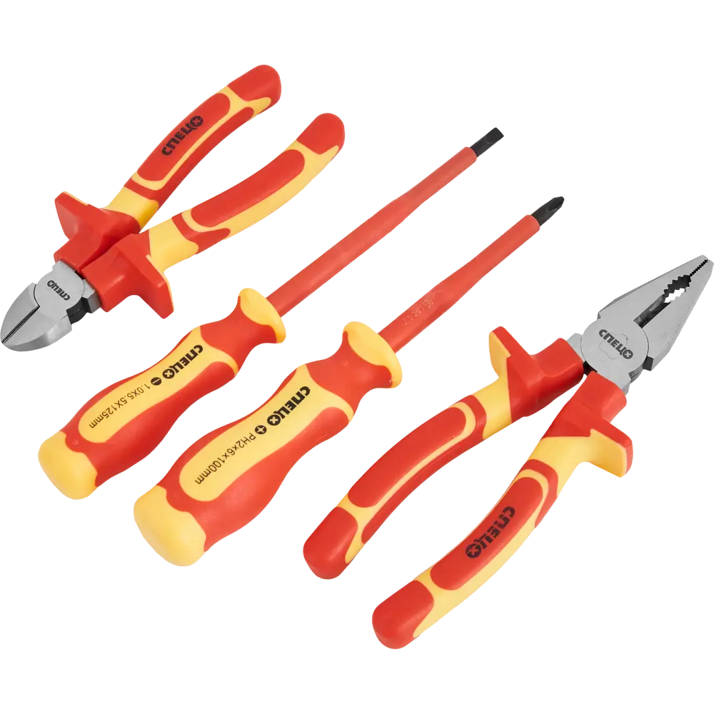 Диэлектрический набор инструментов СПЕЦ для электромонтажных работ 84541881 STLM-0051722