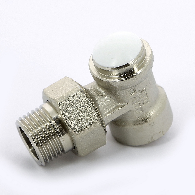 Вентиль НВ угловой для радиаторов обратный с разъемным соединением EMMETI 1/2" серия FULL 01350722 - Вид №3