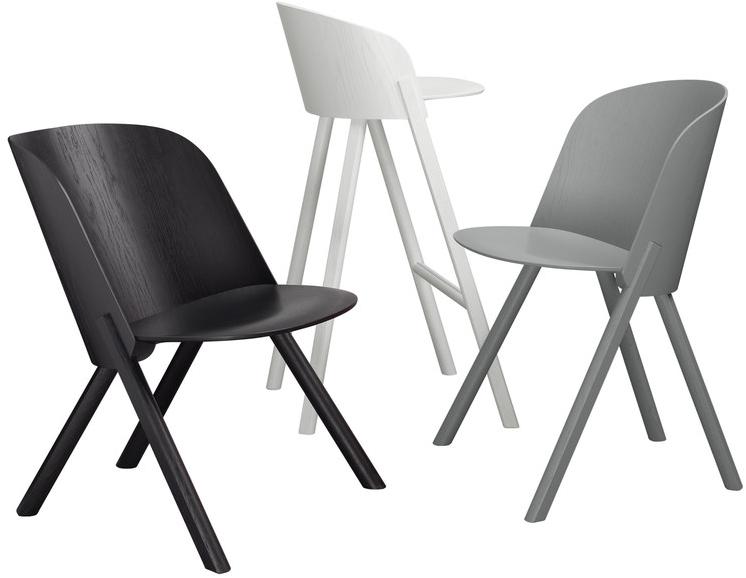 e15 Табурет из шпона дуба This that other St12  - Вид №2