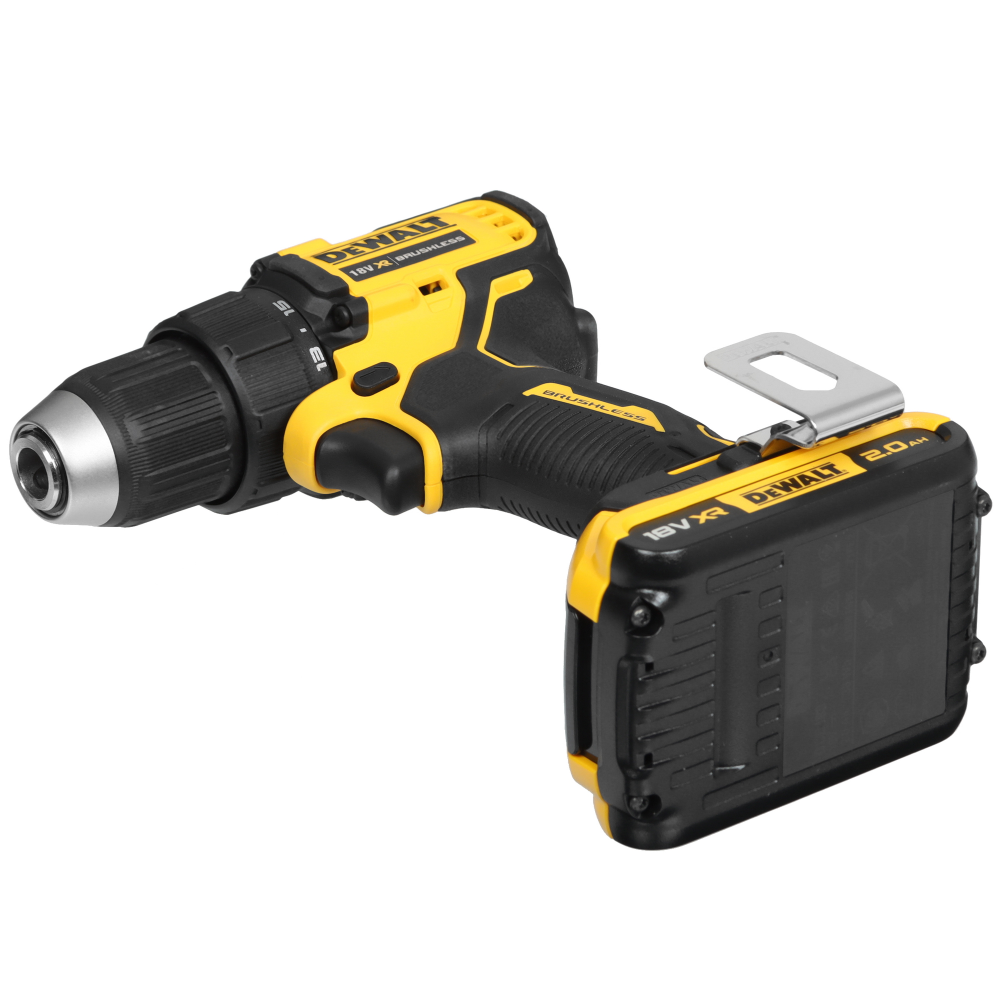 Дрель-шуруповерт DeWalt DCD708D2T-QW XR FLEXVOLТ 18/54V 5440962 STDN-0086201 - Вид №6