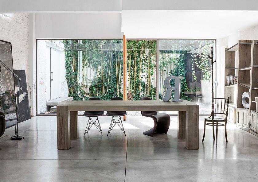 Devina Nais Прямоугольный обеденный стол из массива дерева Brooklyn sun-id-1473882 - Вид №1