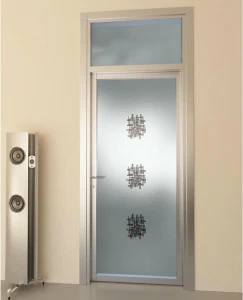 FOA Распашная дверь с фрамугой Flat