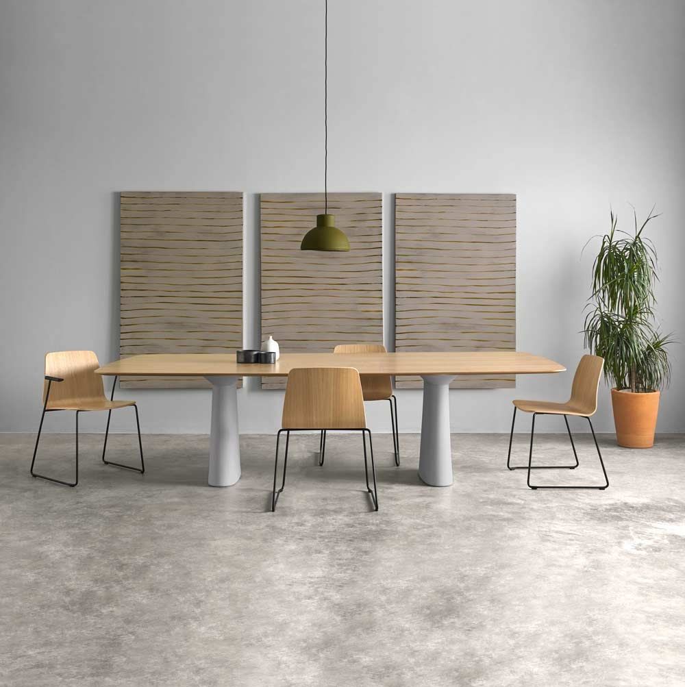 Штабелируемый стул из дуба INCLASS Varya Wood ARCH-00092314 - Вид №1