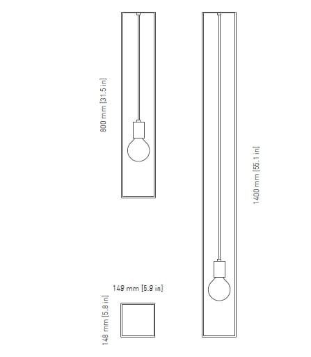 Порошковое покрытие стальной подвесной светильник +kouple LINES SQUARE ARCH-00108760 - Вид №1