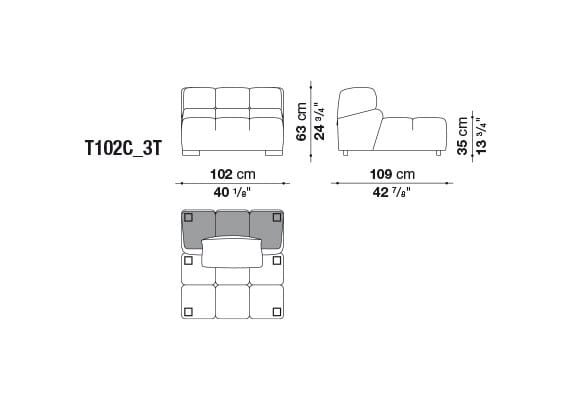 Модульный диван B&B Italia Tufty Time ARCH-00144354 - Вид №7