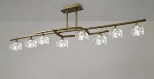 Потолочная люстра Mantra Zen 1432 MANTRA ДИЗАЙНЕРСКИЕ, ZEN 00-3888553 Бронза;прозрачный