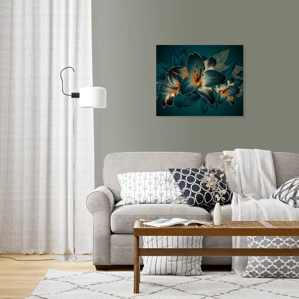 Картина на холсте Постер-лайн Лилии 40x50 см STLM-2029922 - Вид №2