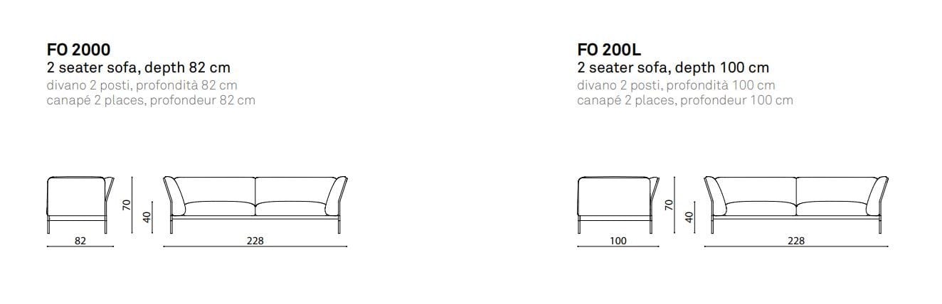 2-местный тканевый диван True Design Fold ARCH-00138094 - Вид №5
