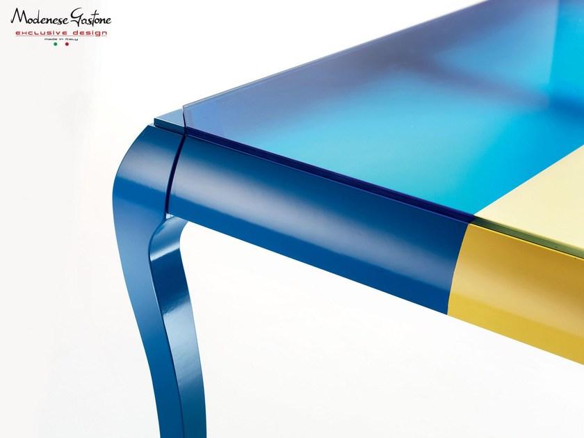 Modenese Gastone Прямоугольный обеденный стол из стекла Football Art. 18 - Вид №4