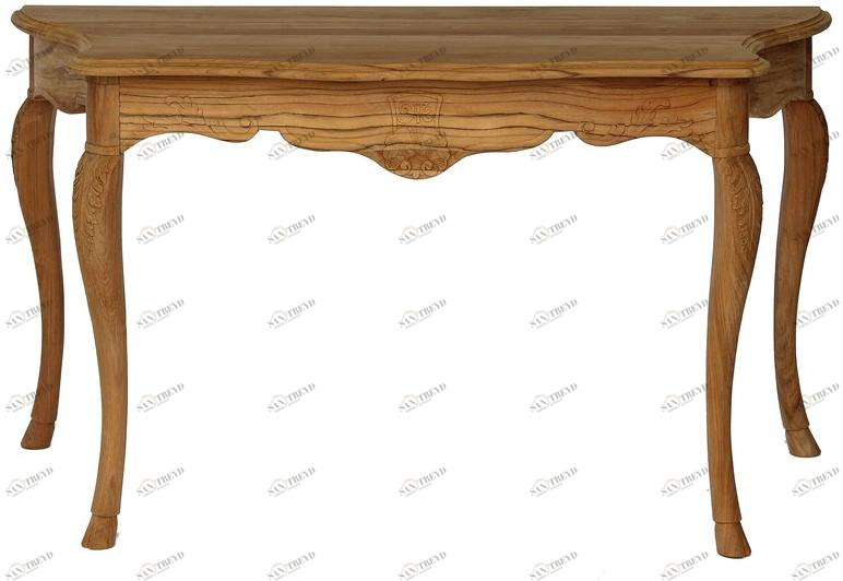 ASTELLO Садовая консоль из тика Fleur de lys sun-id-1424009