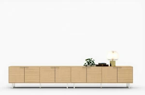 Bralco Модульный офисный блок из дуба с распашными дверями Loopy