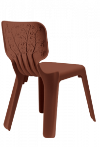 Magis Alma MT160 M Детский стул из полипропилена штабелируемый. Цвет: Коричневый 1478 C.