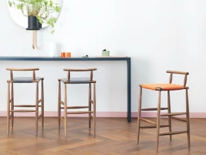 Miniforms Высокий деревянный табурет Pelleossa