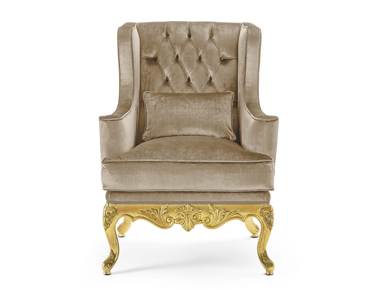 Тканевое кресло с подлокотниками OAK Галерея ARCH-00149547 - Вид №1