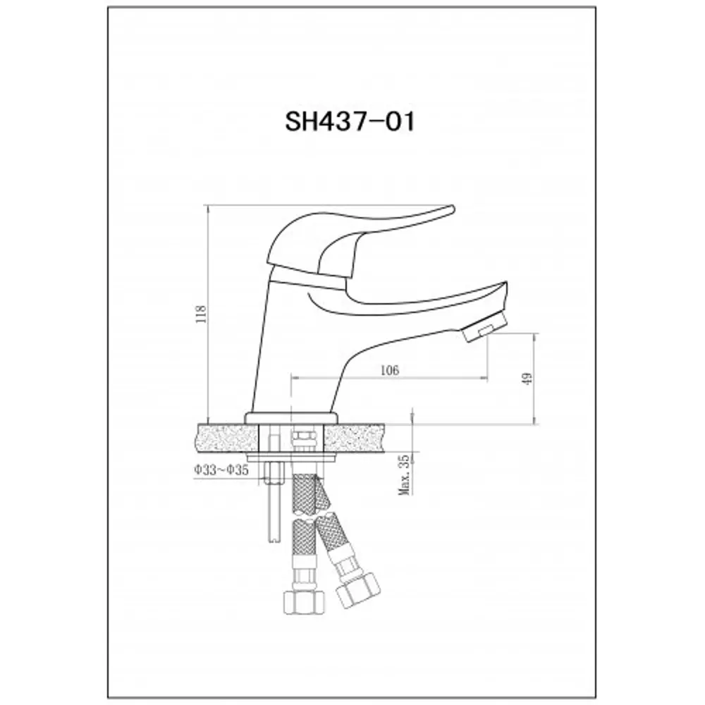 Набор смесителей Sonas SH437 для ванны и раковины 82639126 STLM-2085392 - Вид №15