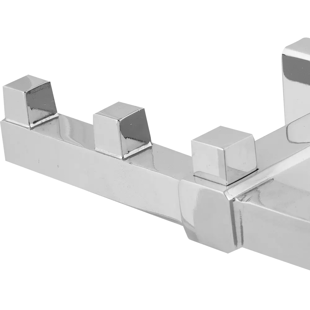 Планка Sensea «Kvadro» 5 крючков цвет хром 15493389 STLM-2192800  - Вид №1