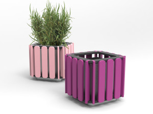 Квадратный полиэтиленовый плантатор