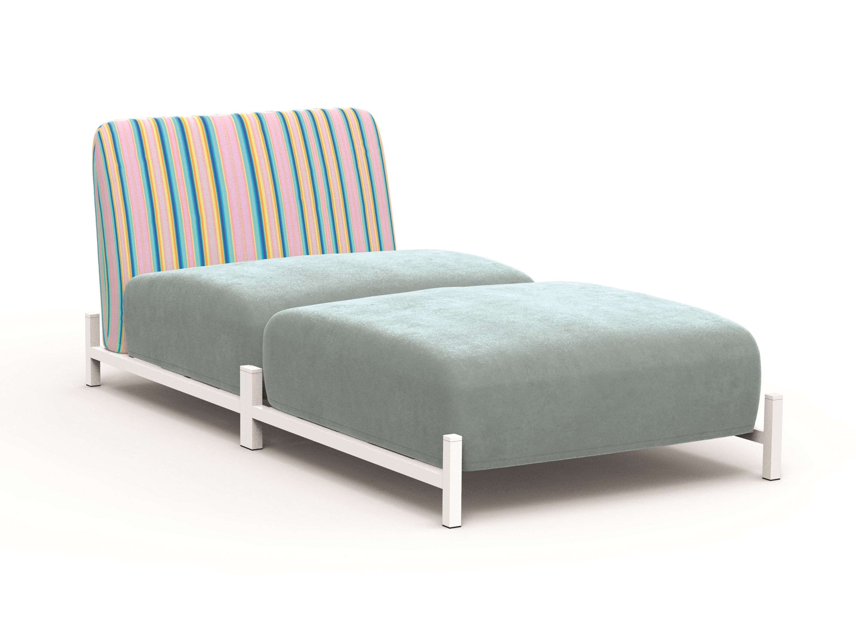 Мягкий шезлонг из ткани MOMENTI Home &amp ARCH-00027543 - Вид №1