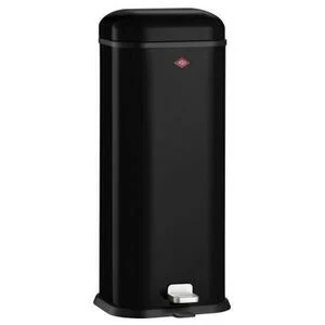 Бак для мусора с педалью Superboy, прямоугольный, 20 л, черный